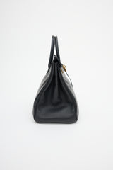 Hermès 1995 Noir Ardennes HAC Birkin 32 Bag