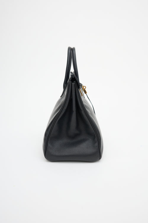 Hermès 1995 Noir Ardennes HAC Birkin 32 Bag
