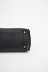 Hermès 1995 Noir Ardennes HAC Birkin 32 Bag