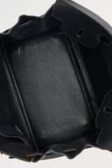 Hermès 1995 Noir Ardennes HAC Birkin 32 Bag