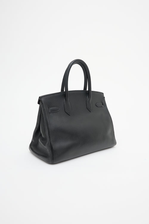Hermès 1999 Noir Ardennes Birkin 30 Bag