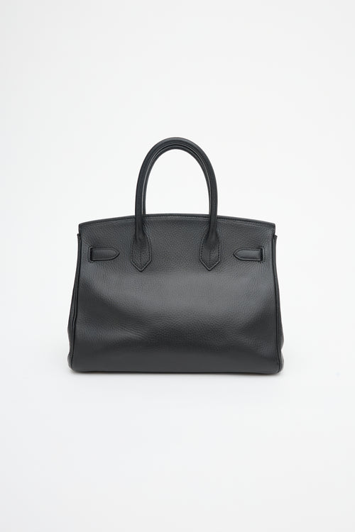 Hermès 1999 Noir Ardennes Birkin 30 Bag