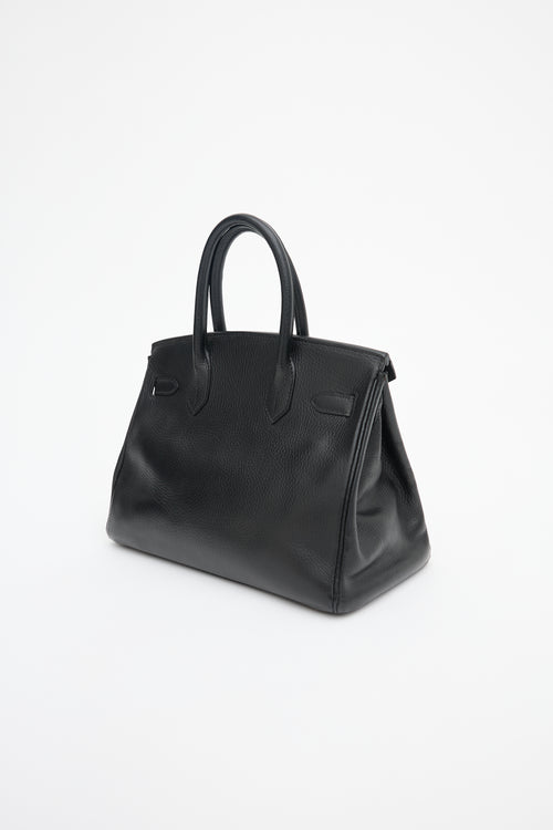 Hermès 1999 Noir Ardennes Birkin 30 Bag