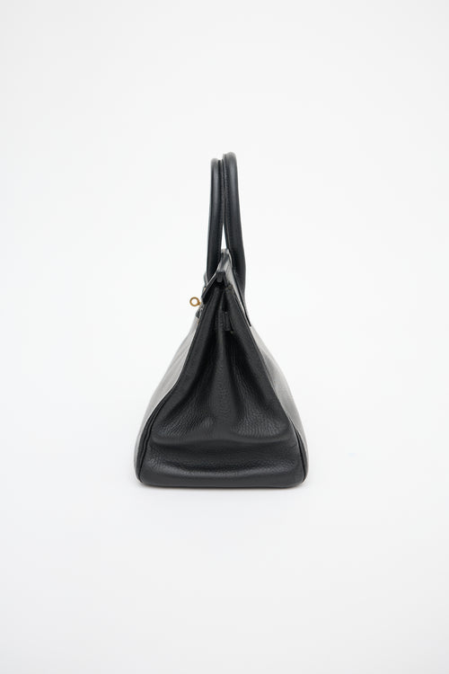 Hermès 1999 Noir Ardennes Birkin 30 Bag