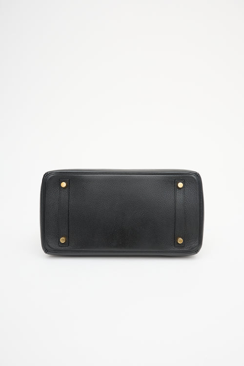 Hermès 1999 Noir Ardennes Birkin 30 Bag