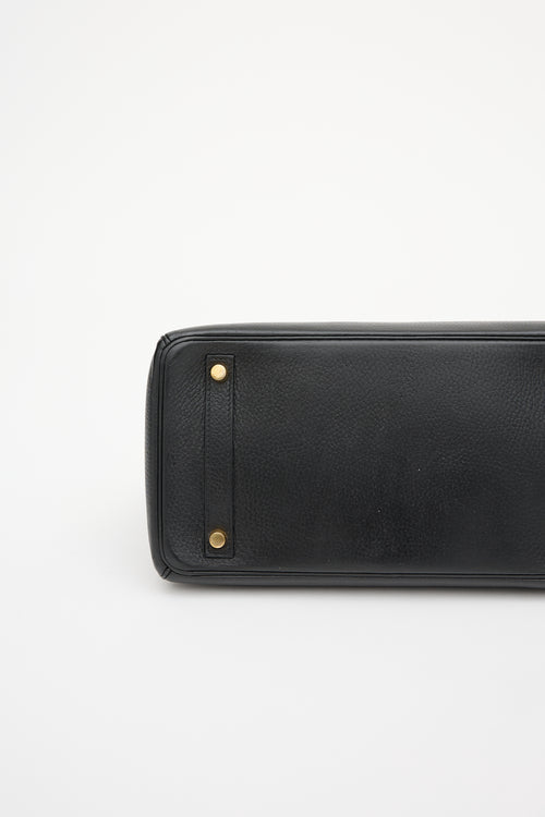 Hermès 1999 Noir Ardennes Birkin 30 Bag