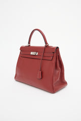 Hermès 2002 Rouge H Clemence Kelly Retourne 35 Bag