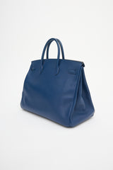 Hermès 2010 Bleu Sapphir Epsom Birkin 40 Bag
