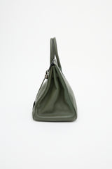Hermès 2010 Olive Togo Birkin 35 Bag