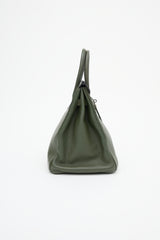 Hermès 2010 Olive Togo Birkin 35 Bag