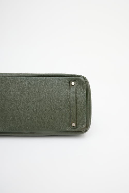 Hermès 2010 Olive Togo Birkin 35 Bag
