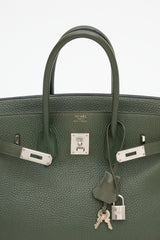 Hermès 2010 Olive Togo Birkin 35 Bag