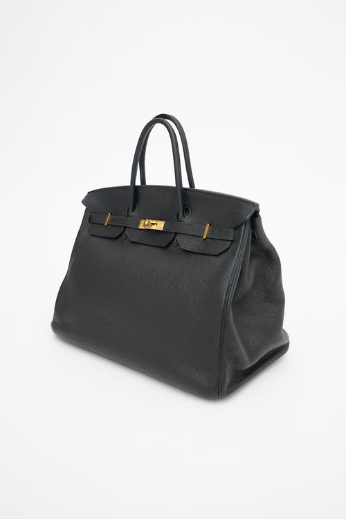 Hermès 2013 Noir Togo Birkin 40 Bag