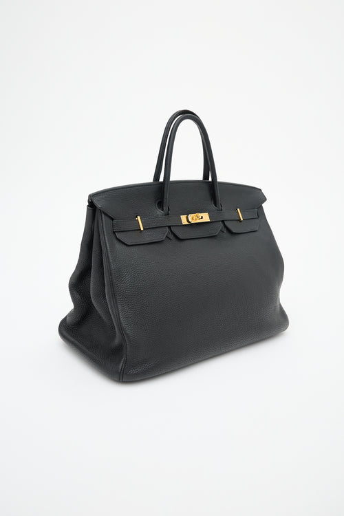 Hermès 2013 Noir Togo Birkin 40 Bag