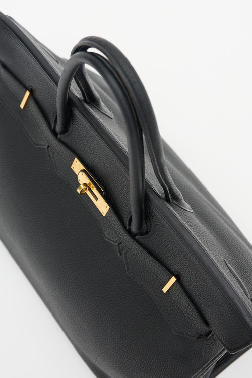 Hermès 2013 Noir Togo Birkin 40 Bag