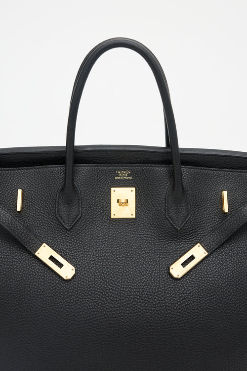 Hermès 2013 Noir Togo Birkin 40 Bag