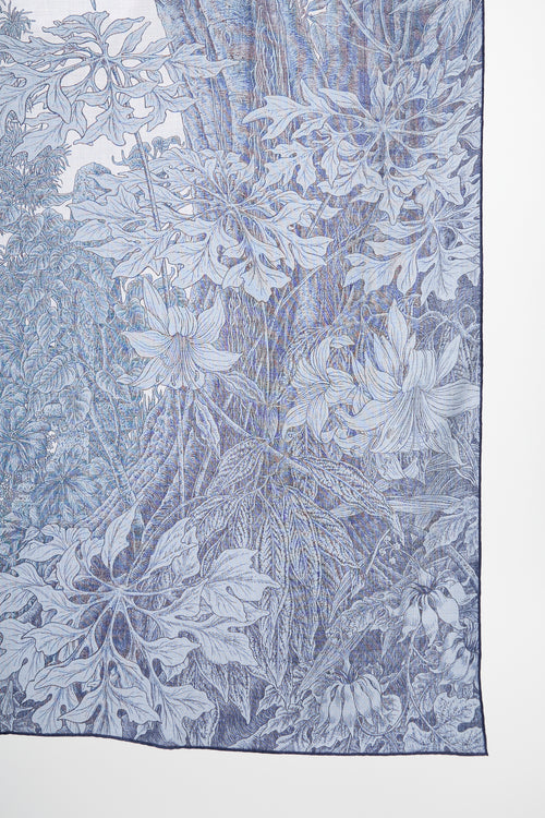 Hermès Cashmere All'Orto Botanico di Palermo 140 Shawl