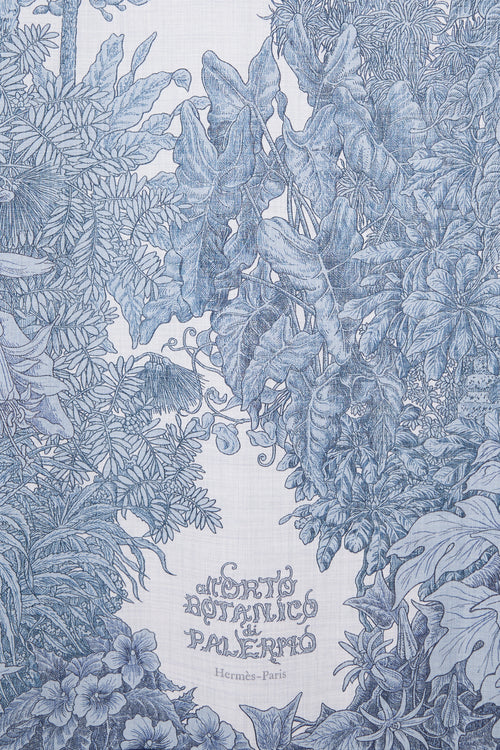 Hermès Cashmere All'Orto Botanico di Palermo 140 Shawl