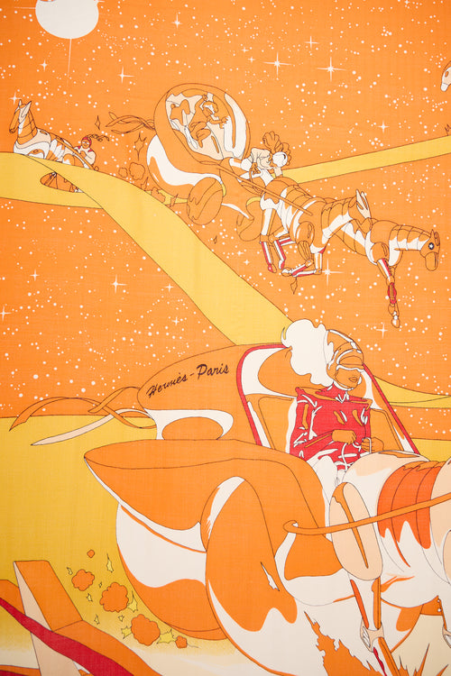 Hermès Cashmere & Silk Space Derby 130 Scarf