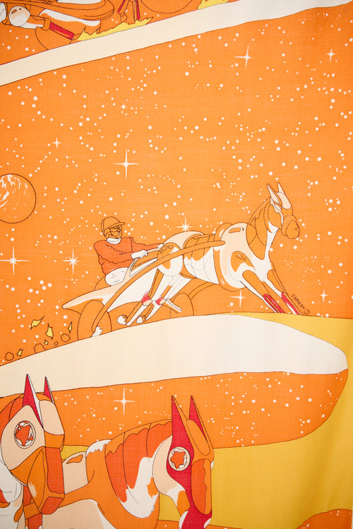 Hermès Cashmere & Silk Space Derby 130 Scarf