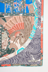 Hermès Silk Ex Libris En Kimonos 90 Scarf
