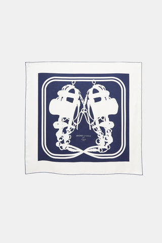 Hermès Silk Jacquard Brides De Gala 90 Scarf