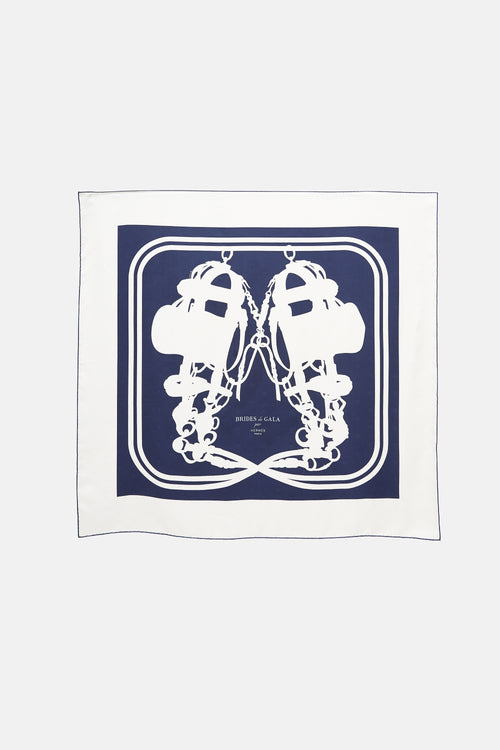 Hermès Silk Jacquard Brides De Gala 90 Scarf