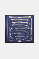 Hermès Silk Le Tresor De Medor 90 Scarf