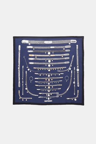 Hermès Silk Le Tresor De Medor 90 Scarf