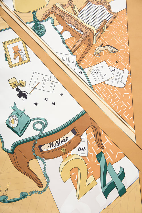 Hermès Silk Mystere Au 24 90 Scarf