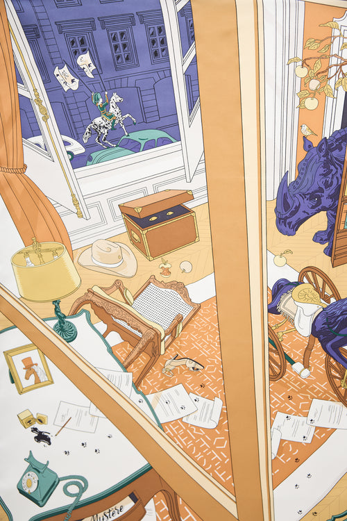 Hermès Silk Mystere Au 24 90 Scarf