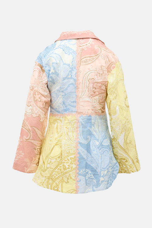 Hermant & Nandita Linen Paisley Blouse