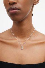 Hermès 18K White Gold & Diamond Farandole Pendant Necklace