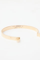 Hermès 18k Gold Kelly Bracelet
