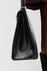 Hermès 1964 Noir Box Kelly Retourne 32 Bag