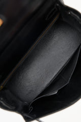 Hermès 1970 Noir Box Kelly Sellier 28 Bag