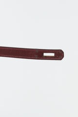 Hermès 1975 Rouge H Box Kelly Retourne 35 Bag