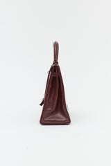 Hermès 1975 Rouge H Box Kelly Retourne 35 Bag