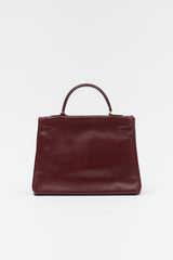 Hermès 1975 Rouge H Box Kelly Retourne 35 Bag