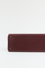Hermès 1975 Rouge H Box Kelly Retourne 35 Bag