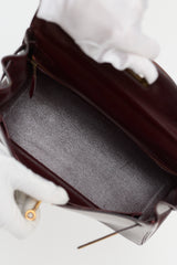 Hermès 1979 Rouge H Box Kelly Retourne 28 Bag