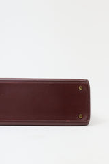 Hermès 1979 Rouge H Box Kelly Retourne 28 Bag