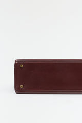 Hermès 1979 Rouge H Box Kelly Retourne 28 Bag