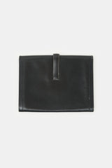 Hermès 1985 Noir Box Jige GM Clutch