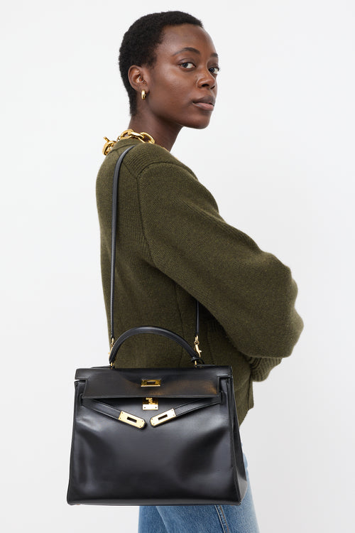 Hermès 1989 Box Kelly Retourne 32 Bag