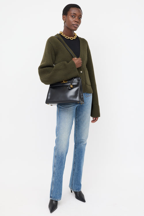 Hermès 1989 Box Kelly Retourne 32 Bag