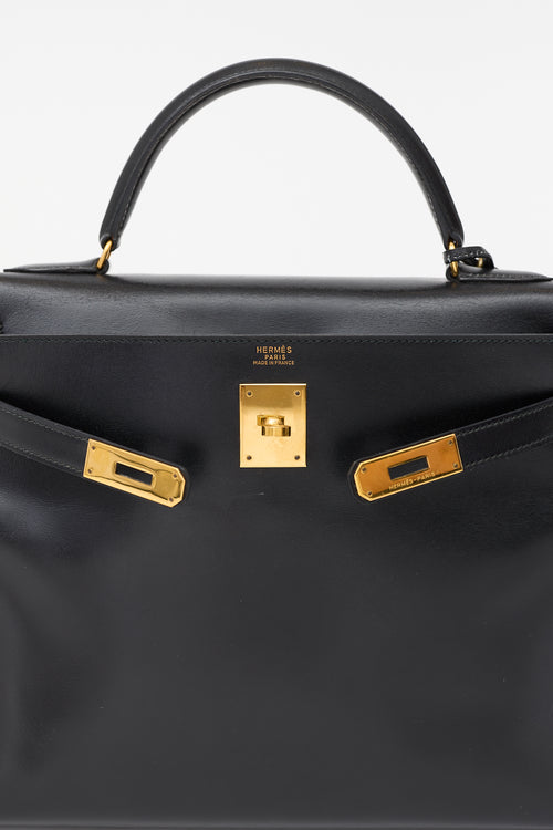 Hermès 1989 Box Kelly Retourne 32 Bag