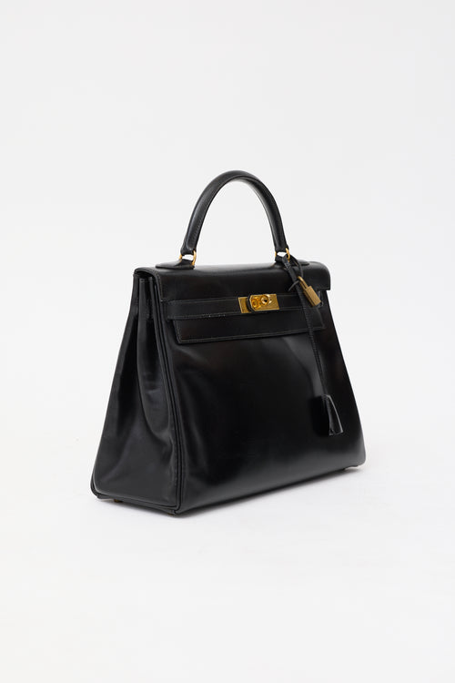 Hermès 1989 Box Kelly Retourne 32 Bag