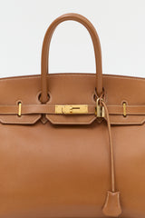 Hermès 1994 Gold Courchevel Birkin 35 Bag