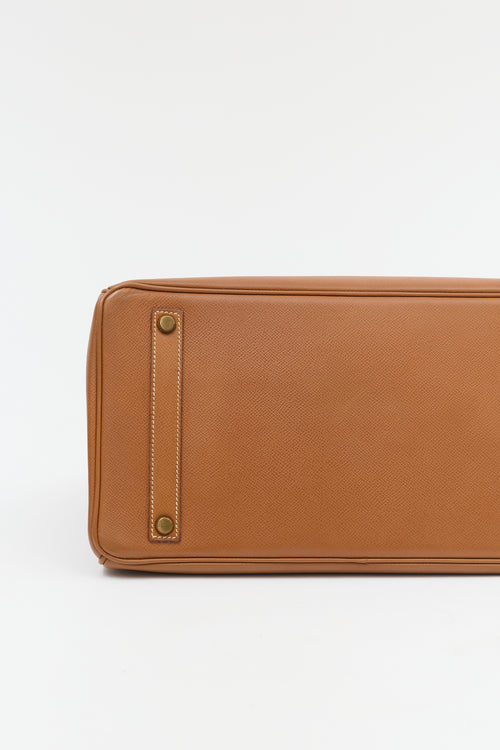 Hermès 1994 Gold Courchevel Birkin 35 Bag